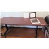 Image 1 : HON Wooden Rolling Folding Table (other location, removal by appointment)