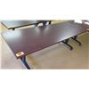 Image 1 : HON Wooden Rolling Folding Table  (other location, removal by appointment)