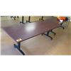 Image 1 : HON Wooden Rolling Folding Table  (other location, removal by appointment)