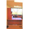 Image 1 : U-Shape 4-Piece Desk Ensemble w/Chair (6' x 3', 7'11" x 2', 4' x 1'11, shelving 8'x1'4x4'4)