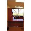 Image 2 : U-Shape 4-Piece Desk Ensemble w/Chair (6' x 3', 7'11" x 2', 4' x 1'11, shelving 8'x1'4x4'4)