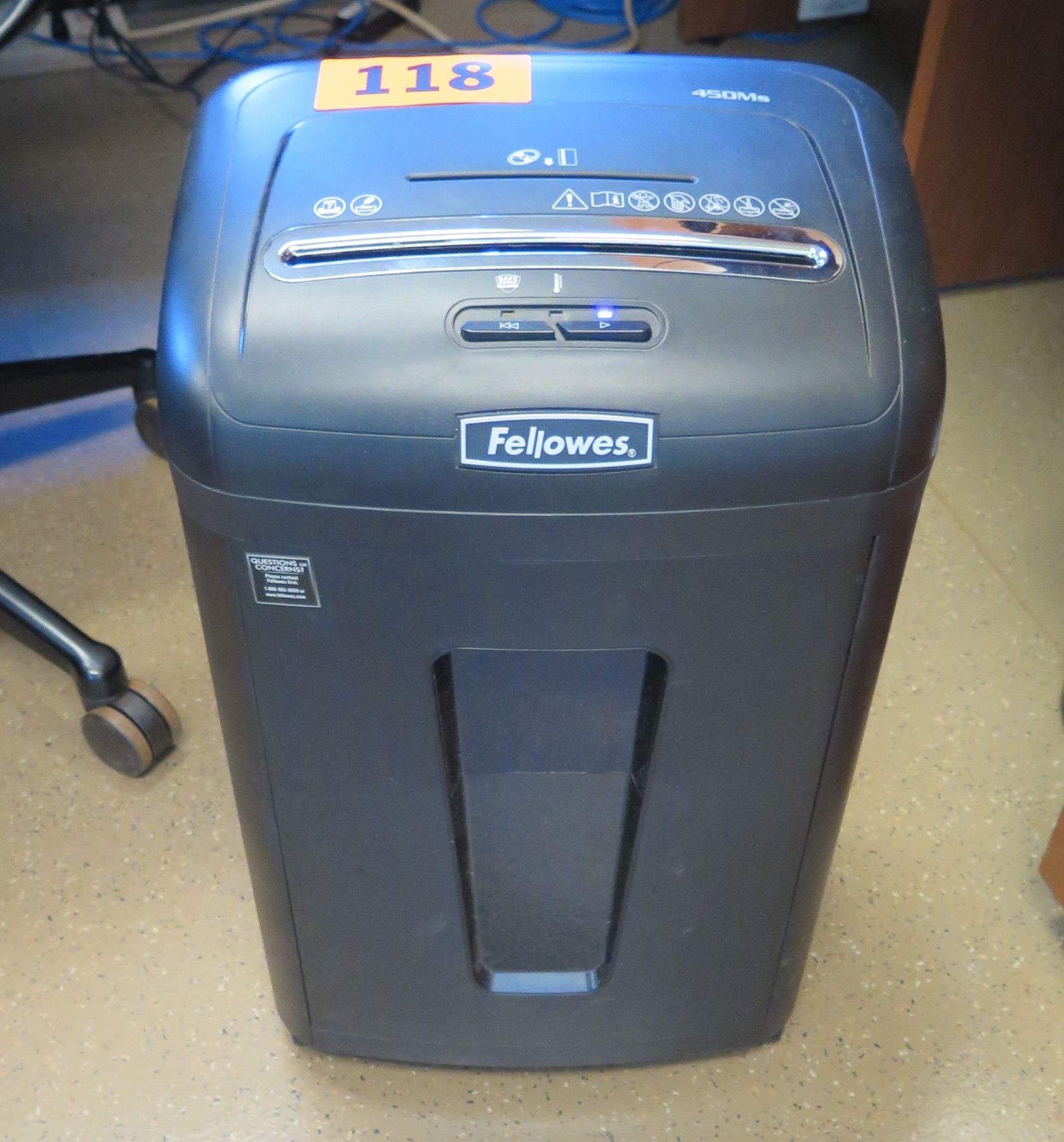 Fellowes 450MS Office Paper Shredder Oahu Auctions