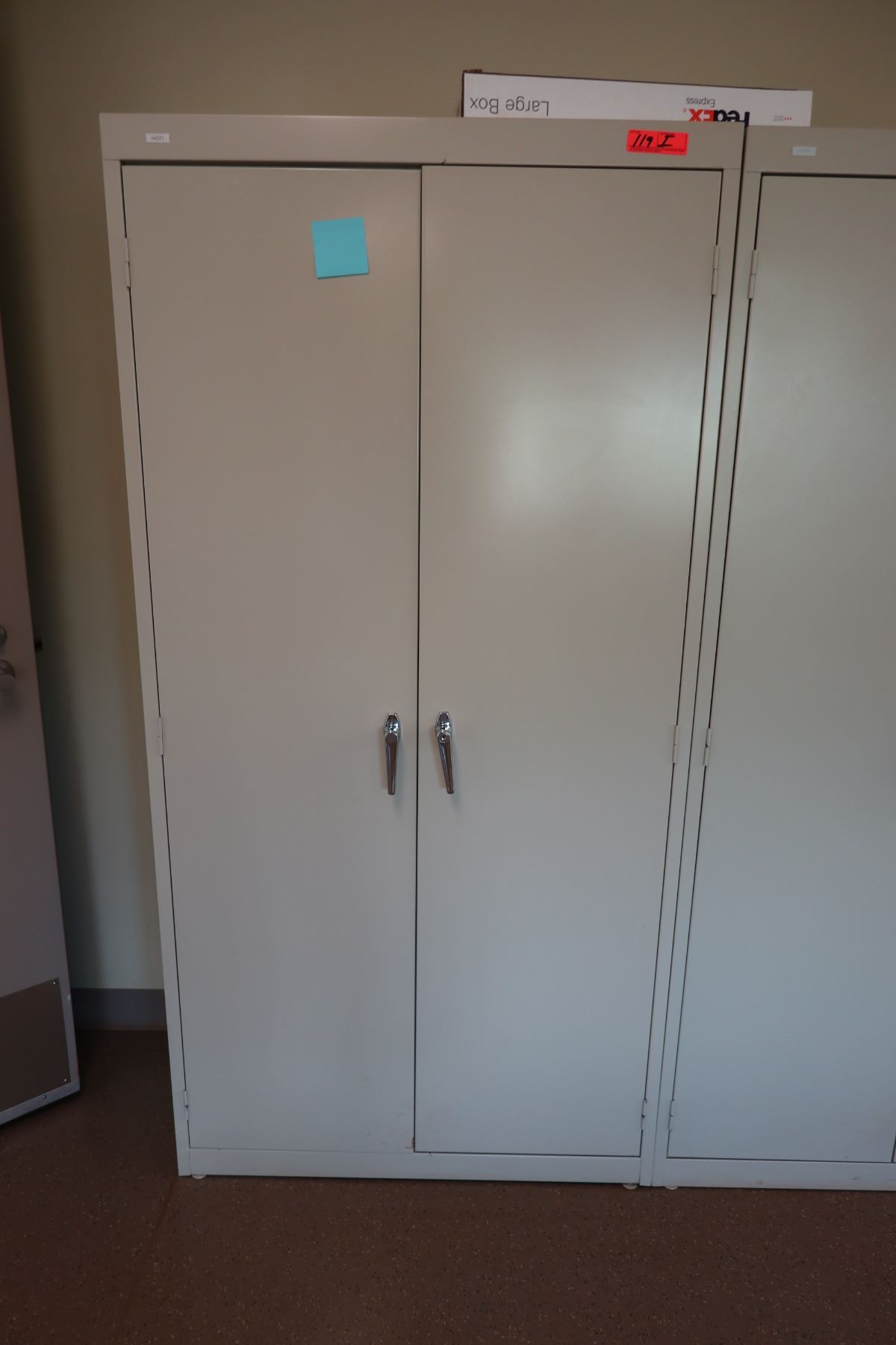 Minimalist Metal Storage Cabinet With Doors And Drawers with Simple Decor