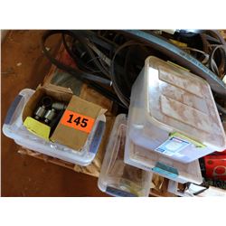 Contents of Pallet: Belts, Hardware, Hose, etc.