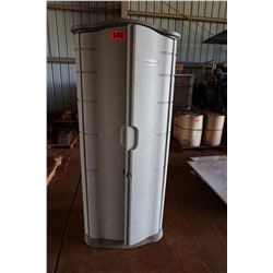 Tall Rubbermaid Storage Cabinet, Approx. 5 1/2 Ft Tall