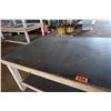 Image 2 : Large Wooden Work Table w/ Wheels