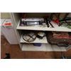 Image 8 : Metal Shelving Unit w/ Contents (Misc. Tools, Cleaning Supplies, etc)