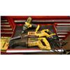 Image 1 : Qty 3 Dewalt Power Tools: Drill, Reciprocating Saw
