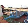Image 1 : Long Blue Utility Trailer