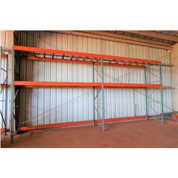 Pallet Racking System - 12' Tall (Includes 6 Uprights, 24 Crossbeams)