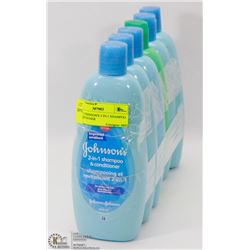 LOT OF JOHNSON'S 2-IN-1 SHAMPOO & CONDITIONER