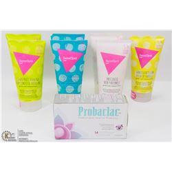 LOT OF ASSORTED SWEET SPOT GENTLE WASH AND 1