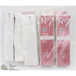 LOT OF NO7 SKINCARE PRODUCTS