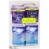 Image 1 : LOT OF 4 BOXES OF CLEAR CARE PLUS CONTACT SOLUTION