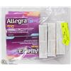 Image 1 : LOT OF ALLEGRA  ALLERGY MEDICINE