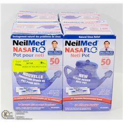 LOT OF 4 BOXES OF NEILMED NASAL SPRAYS