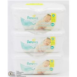 LOT OF PAMPERS BABY WIPES