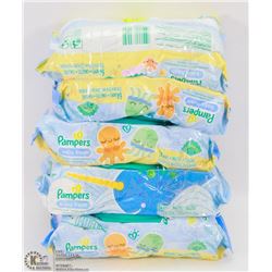LOT OF PAMPERS BABY WIPES