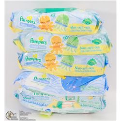 LOT OF PAMPERS BABY WIPES