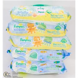 LOT OF PAMPERS BABY WIPES