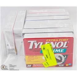 LOT OF TYLENOL MEDICINES
