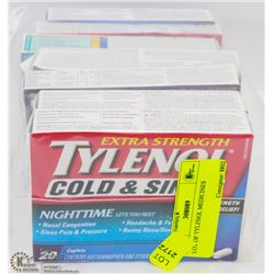 LOT OF TYLENOL MEDICINES