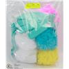 Image 1 : LOT OF NEW LOOFAHS AND SHOWER GLOVES
