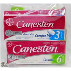 LOT OF CANESTEN YEAST MEDICINES