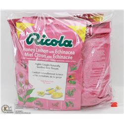 LOT OF RICOLA HONEY LEMON LOZENGES
