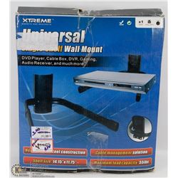 UNIVERSAL SINGLE SHELF WALL MOUNT.