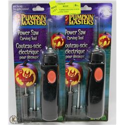 PAIR OF PUMPKIN MASTERS POWER SAW CARVING TOOLS
