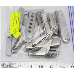 BAG OF POCKET KNIVES.