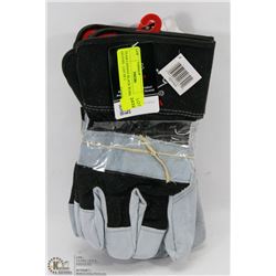 TEAM CANADA BLACK WORK GLOVES - LOT OF 2