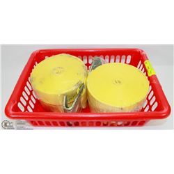 LOT OF 2 NEW 30 FT WINCH STRAPS.