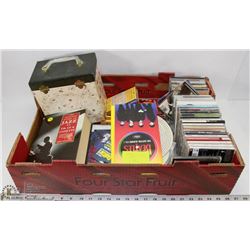 BOX OF ROCK AND ROLL MUSIC & COLLECTIBLES.