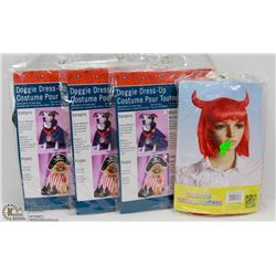 DOGGIE HALLOWEEN COSTUME LOT.