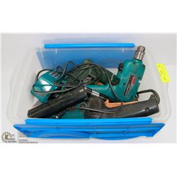TOTE OF POWER TOOLS MAKITA & MORE