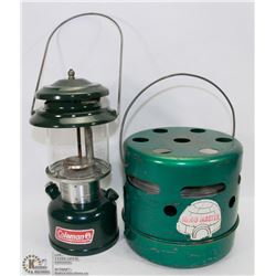 COLEMAN 286A MANTLE GAS LANTERN & IGLOO MASTER