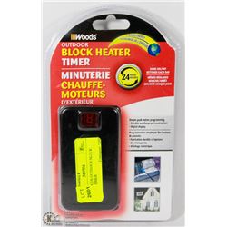 NEW WOODS OUTDOOR BLOCK HEATER TIMER