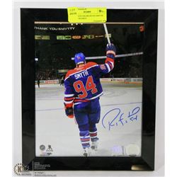 EDMONTON OILERS RYAN SMYTH SIGNED FRAMED