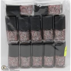 LOT OF 12 KIT NAIL LACQUER (15ML) BOTTLES