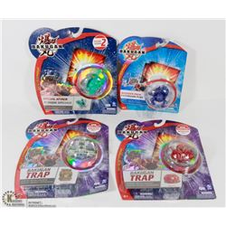 SET OF 4 BAKUGAN BATTLE CRAWLERS