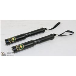 2 SELF-DEFENSE ELECTRIC SHOCK BATONS TOYS ONLY