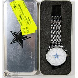 NEW IN BOX DALLAS COWBOYS  MEN'S WATCH
