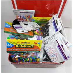 19)  CHRISTMAS TIN FILLED WITH KID'S