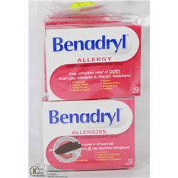 LOT OF BENADRYL ALLERGY MEDICINE