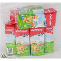 LOT OF COLGATE KIDS TOOTHPASTE