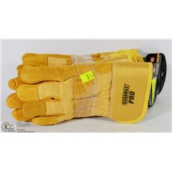 3 PAIRS OF DURAMAX PRO LINED WORK GLOVES