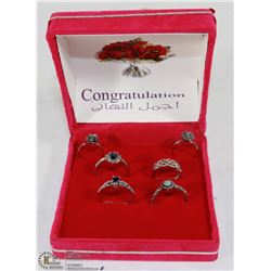 ESTATE LOT 6 LADIES RINGS
