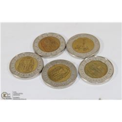 LOT OF 5 KING TUT EGYPTIAN COINS